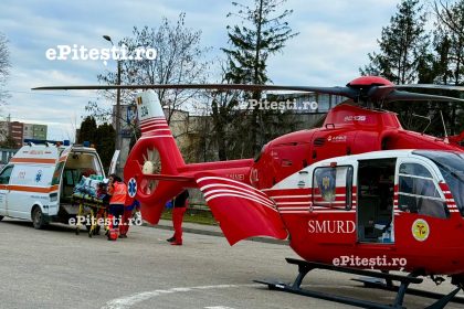 Cursa pentru viata la Pitesti Bebelus preluat in stare critica
