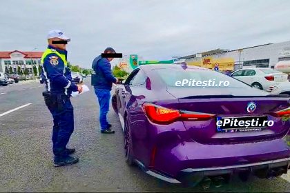 Nebunie in trafic la Pitesti 4 soferi suprinsi facand