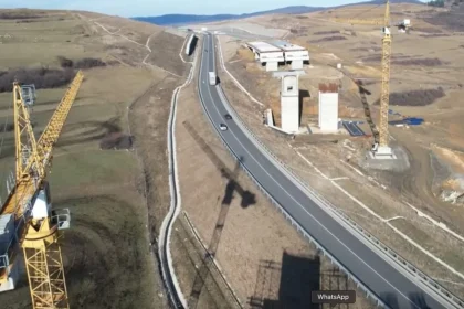 Obstacol surpriza in drumul Autostrazii Pitesti