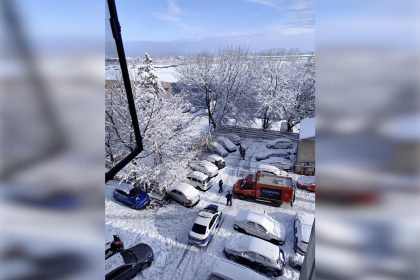 Piteshti Un copac a cazut peste o masina in zona de Nord