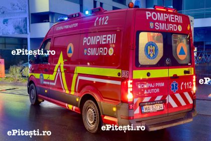 Pitesti Acident in apropierea Scolii 13 din Trivale Doi raniti