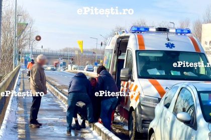 Pitesti Incident serios la Podul Viilor