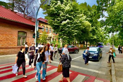 Pitesti Relocarea trecerii de pietoni de la Bratianu in