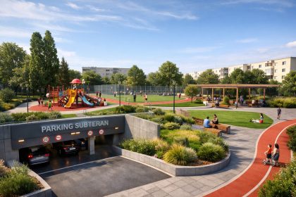 Pitestii Va fi o parcare subterana in Prundu Deocamdata se