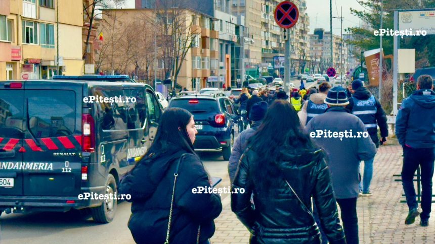 Protest la Pitesti Cetatenii au iesit in strada