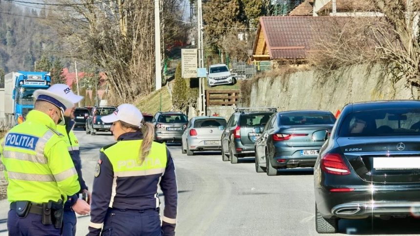 Scene socante intr o masina pe DN 73 in Arges Sot