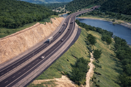 Se scrie istorie Autostrada Sibiu Pitesti ia avant