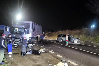 Trafic oprit pe DN 7 Pitesti Sibiu Accident grav cu o persoana decedata