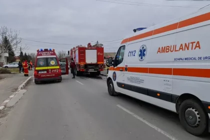 accident grav la lereti arges o autoutilitar s a implicat ntr un incident