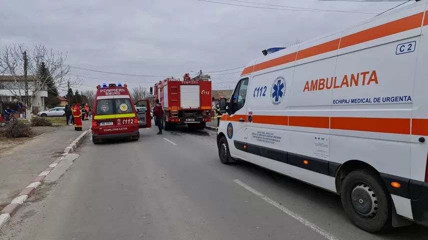 accident grav la lereti arges o autoutilitar s a implicat ntr un incident