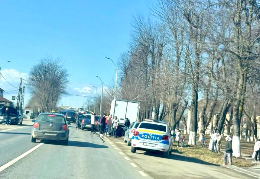 accident in stefanesti in acest moment sofer incepator implicat