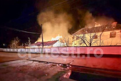 tragedie in arges la hartiesti a ars tot in mijlocul iernii