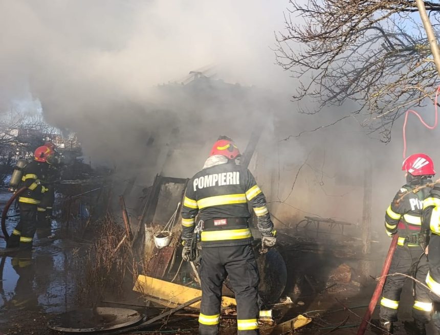 tragedie la draganu arges o persoana a fost carbonizata intr un incendiu