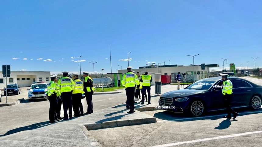 A1 pista de viteza 192 km h in radarul poliiei Arge