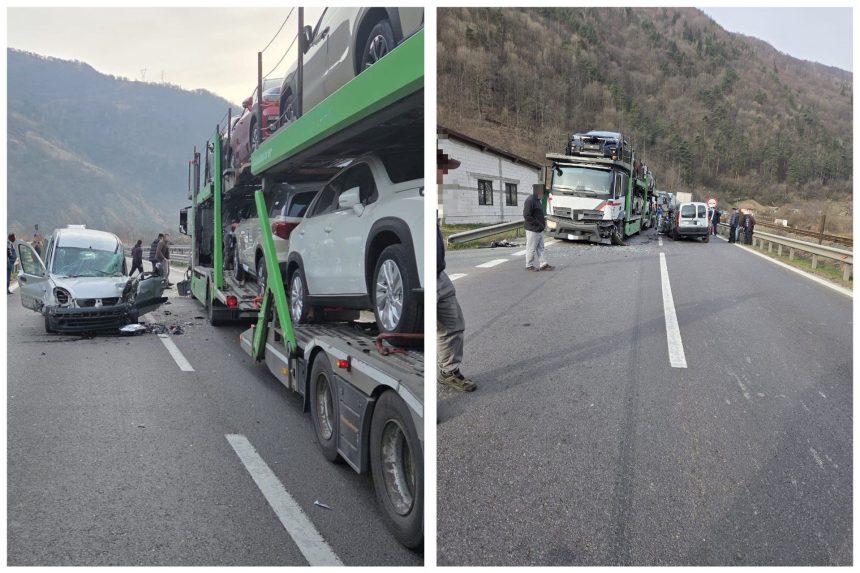 Accident cu victima pe DN7 Trafic oprit pe Valea Oltului