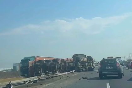 Accident extrem de grav pe Autostrada A1 Bucuresti Pitesti