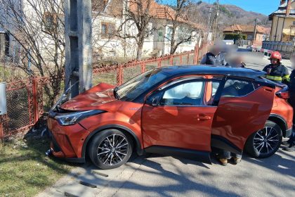 Accident grav in Arges Masina pierduta de sub control