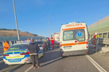Arges Accident grav pe DEx12 O masina a fost lovita de un autocar