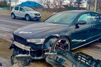 Arges Impact violent Audi distrus