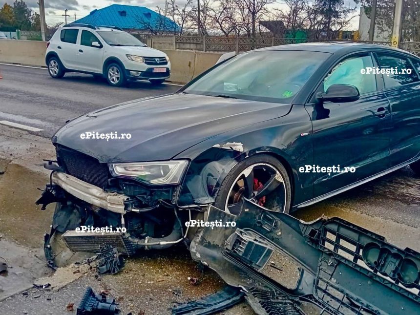 Arges Impact violent Audi distrus