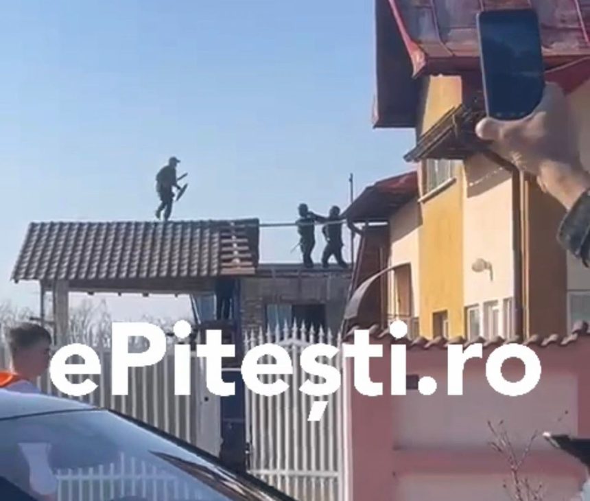 Arges barbat inarmat cu sabie impuscat dupa ce a lansat un atac