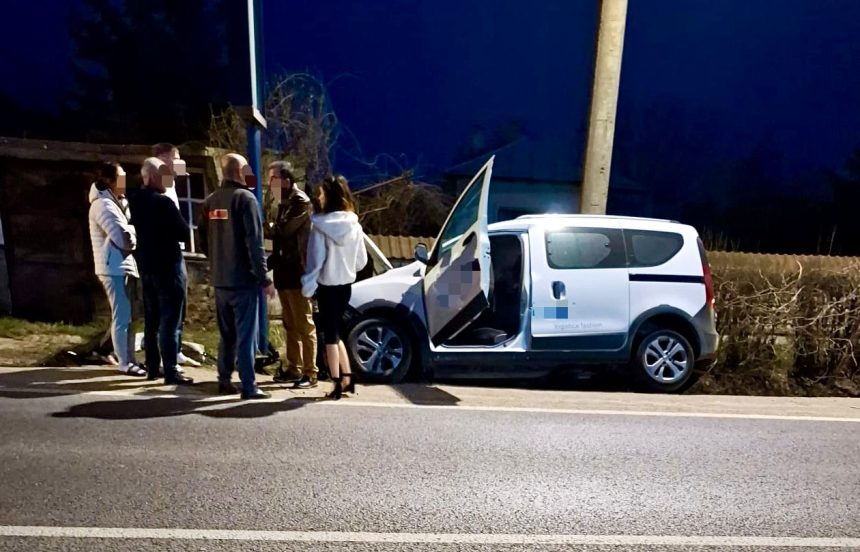 Barbat mort a intrat cu masina in sant la iesirea din Pitesti