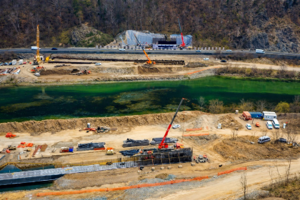 Impresionant pe Autostrada Pitesti Sibiu Se afla in constructie