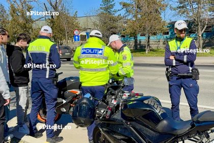 Ironia sorii la Piteti Motocicliti cu tobe zgomotoase