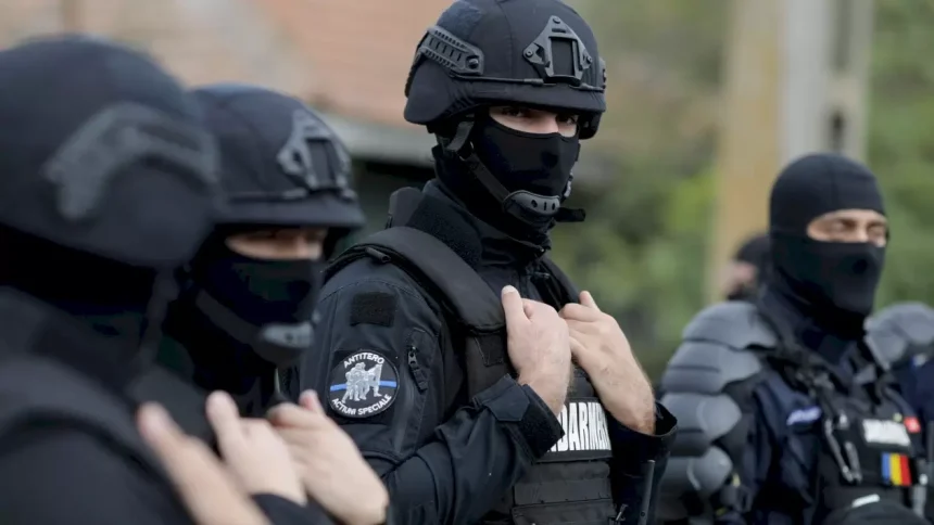Jandarmii mobilizare fara egal la Mioveni