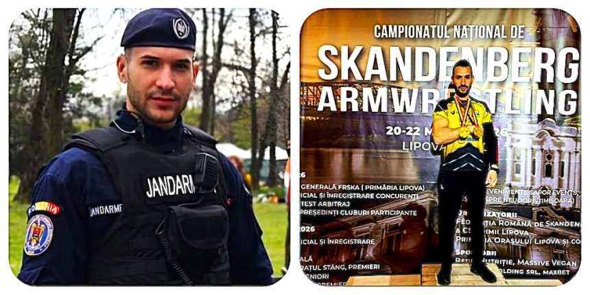 Jandarmul din Arges Alin Nedelescu face senzatie Campion