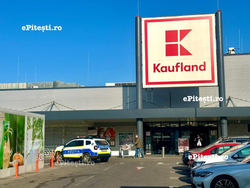 Piteshti Incident extrem de grav la Kaufland in zona de nord