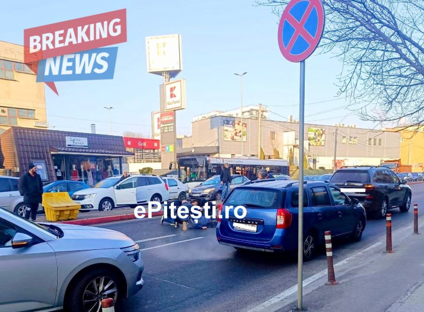 Piteshti Un barbat a fost lovit de soferul unui BMW in apropiere de