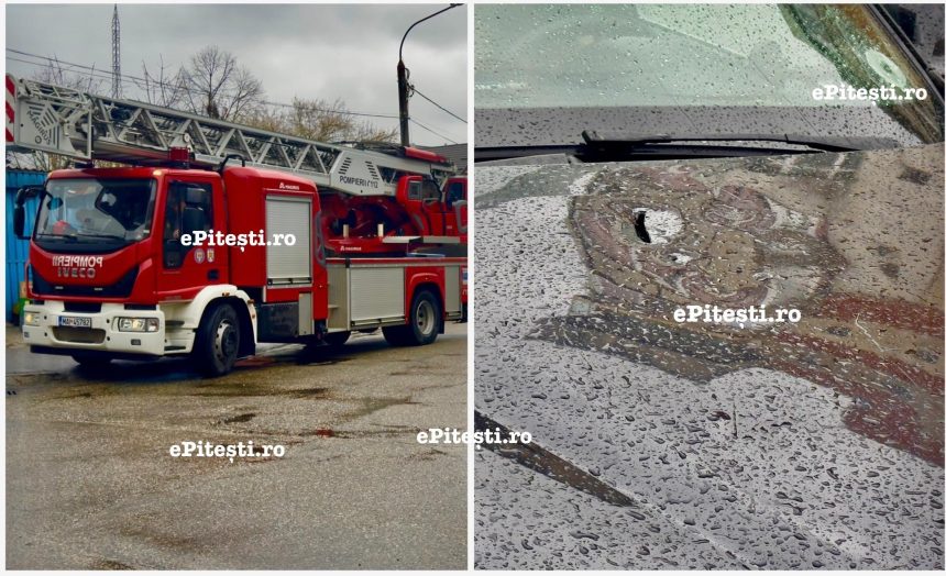 Pitesti Incident grav Geamurile unui bloc au cazut peste un