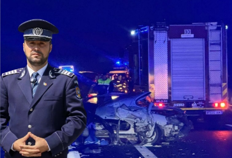 Politia Arges oficial accident fatal pe DEx12 in apropiere de