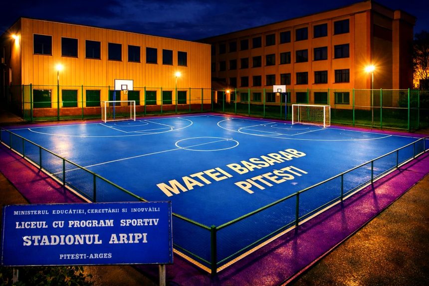 Se transforma curtile scolilor din Pitesti tereni de sport la