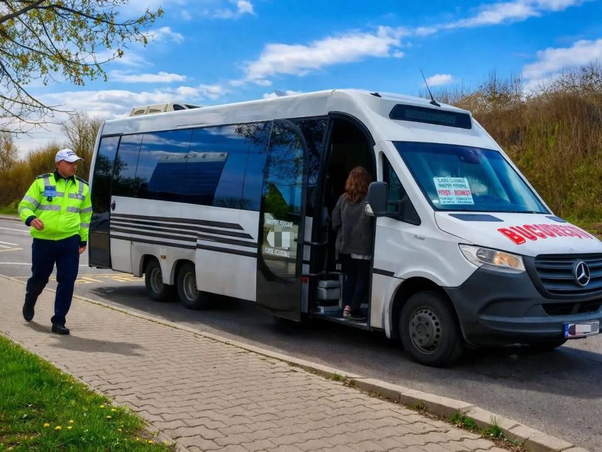 Shoferii de microbuz din nou sub supravegherea Politiei Locale Ce