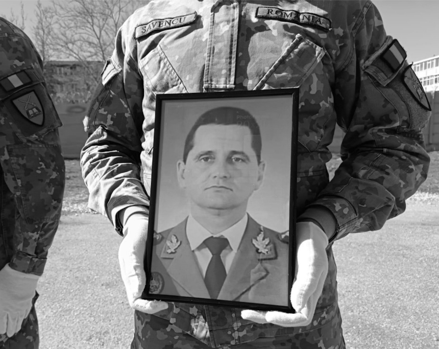 Ultimul drum al colonelului Cristian Sendroiu omorat in