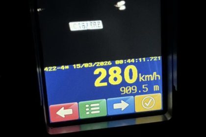 Viteza uluitoare Politica confirma Sofer prins cu 280 km h