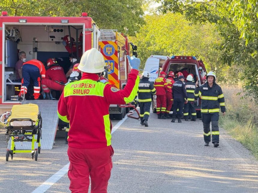 accident extrem de grav in arges un barbat se afla intre viata si moarte