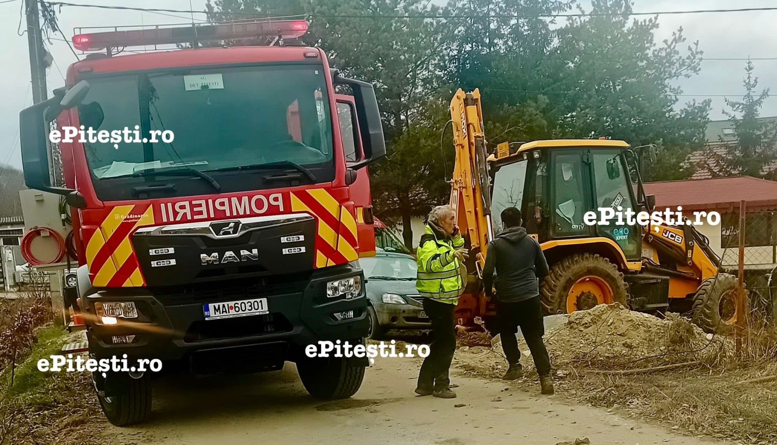 zi neagra in arges o persoana inconstienta prinsa sub un