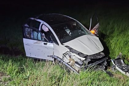 Accident grav pe A1 Bucuresti Pitesti Masina distrusa complet