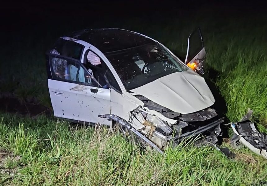 Accident grav pe A1 Bucuresti Pitesti Masina distrusa complet