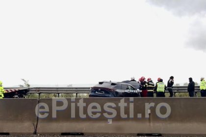 Accident grav pe A1 in apropriere de Pitesti