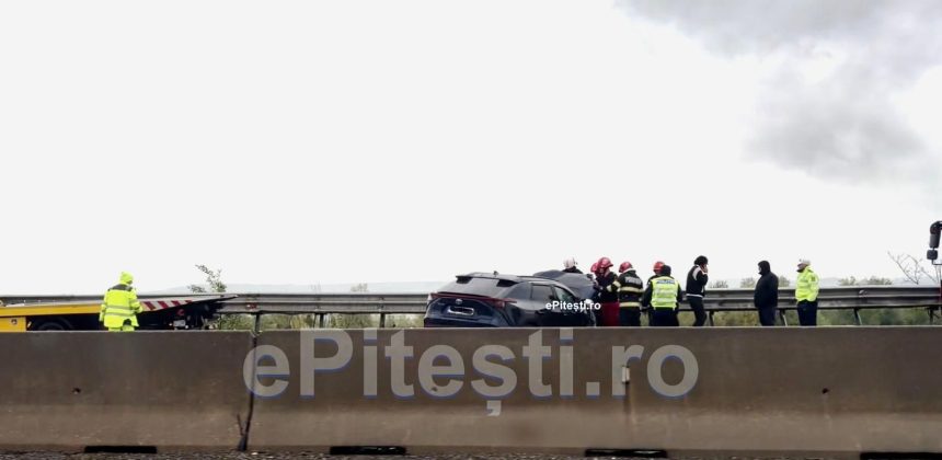 Accident grav pe A1 in apropriere de Pitesti