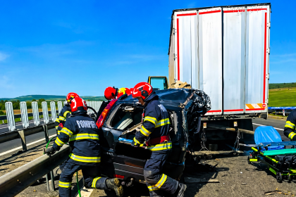 Accident tragic pe autostrada A1 Trafic oprit