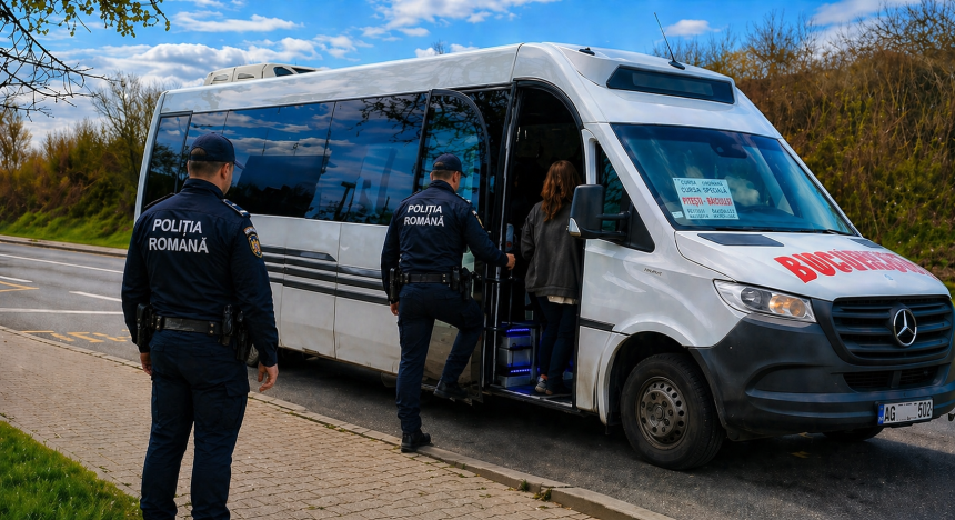 Arges Control rapid al Politei Sofeer de maxi taxi prins