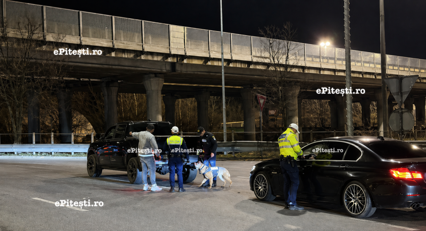 Controale severe ale Politiei in Pitesti