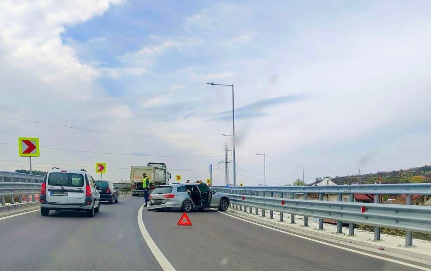 Haos pe A1 catre Curtea de Arges A avut loc un accident