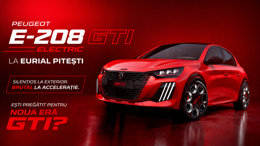 Peugeot e 208 GTi Electric Standardul performantei moderne la