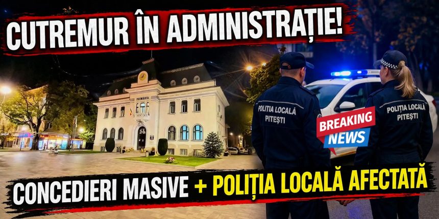 Piteshti Cutremur in administratie Primaria initiaza concedieri